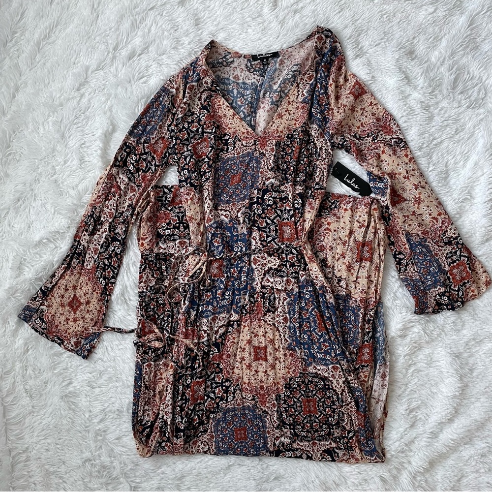 Lulu’s long sleeve maxi dress - Picture 2 of 6